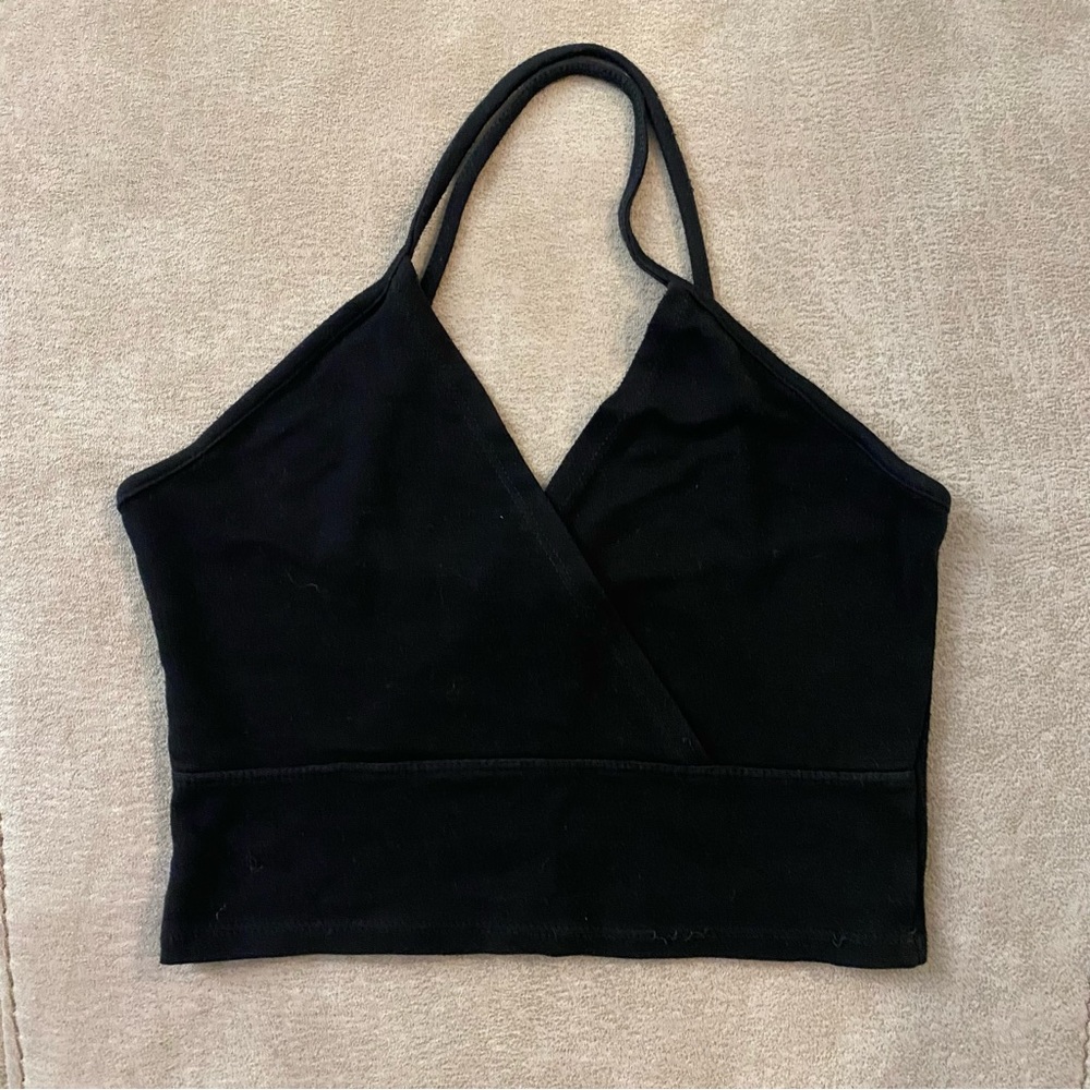 Brandy Melville Black Crop Top